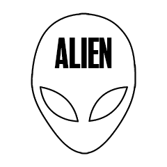 Custom Alien Stickers